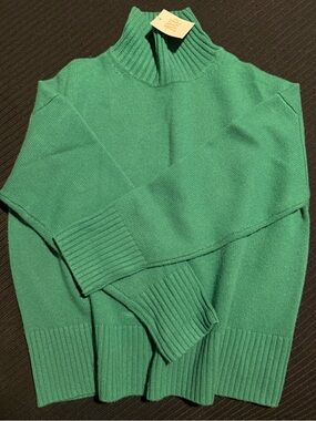 TWP - NWT Green Cashmere ‘Perfect’ style  Turtleneck Sweater - Women's